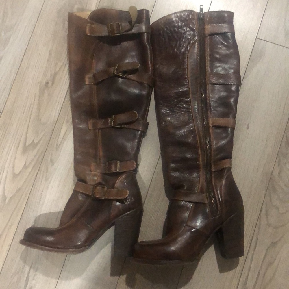 COPY - BED STU RARE leather women’s tall boots w/ heel 7.5